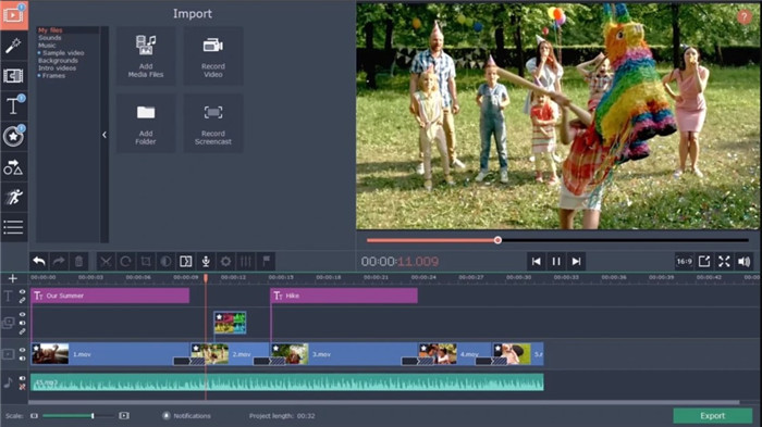 movavi-video-editing software